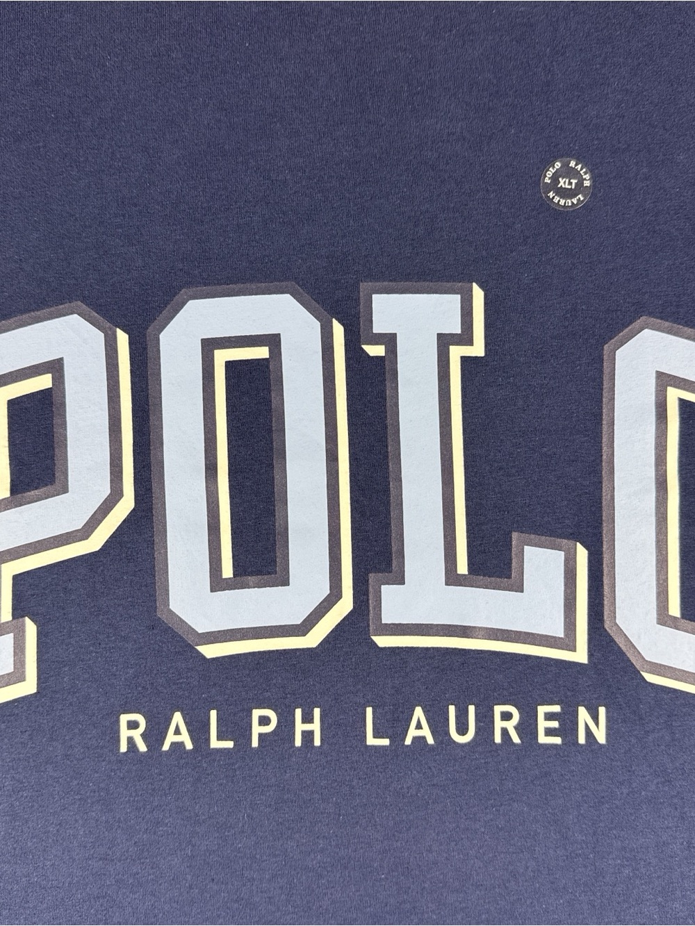 Polo Ralph Lauren Shirt Mens XLT Blue POLO Logo Graphic Tee Big Tall NWOT - Picture 2 of 13